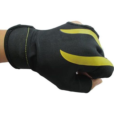 Gants de billard à 3 doigts, gants de billard élastiques, gants de snooker résistants, respirants et antidérapants. (1/5)