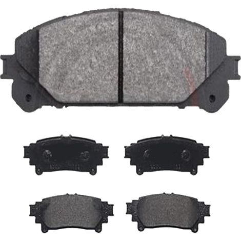 KIT PASTIGLIE FRENO ANTERIORI E POSTERIORI compatibile con VW AMAROK (2HA,2HB,S1B,S6B,S7A,S7B) / PASTIGLIE FRENANTI AUTO OEM P 85 115,P 85 172 / SOSTITUZIONE DIRETTA / BASSA POLVERE / SILENZIOSO
