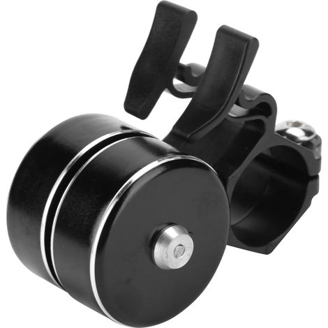 Sonnette vélo puissante 120db double déclenchement - Sécurité antivol pour guidon, accessoire vélo noir, alarme extérieure