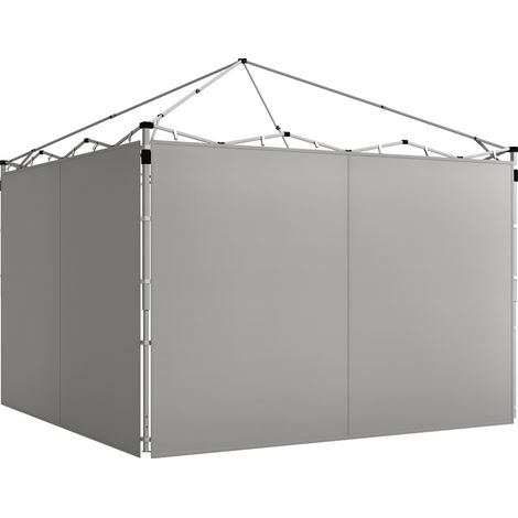Paterne Panneaux Latéraux Barnum 3x3m ou 6x3m Gris Résistant Extérieur