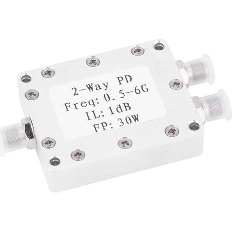 Diviseur de puissance RF 0,5-6 GHz 30 W, diviseur de puissance bidirectionnel, module de diviseur de puissance de signal (1/5)
