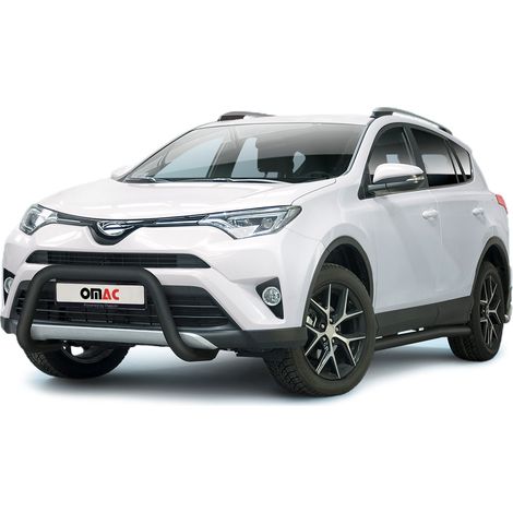 Pare-Buffle Avant Pour Toyota RAV4 2015-2018 Noir en Acier Inoxy (1/5)