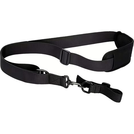 1 Pièce Harnais Debroussailleuse Universel Noir avec Epaulette en Tissu Confortable, Sangle Debroussailleuse Réglable en Nylon Robuste, Arnêt pour Debroussailleuse Accessoire Protection de Jardinage (1/5)