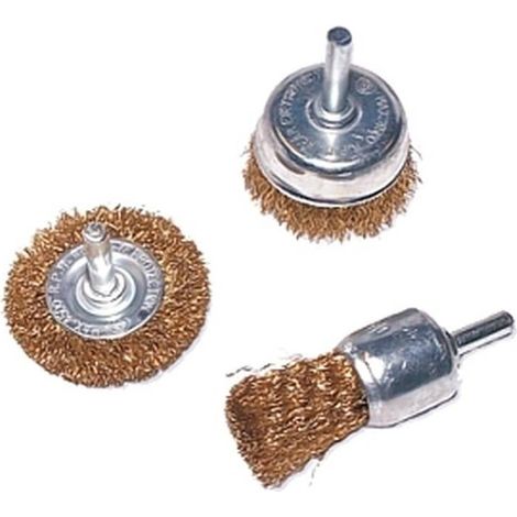 Jeu de Brosses à Métal 1''-2''-2'' - 3 Pcs - Polyvalent et Efficace - Efficace et robuste - Beast (1/5)