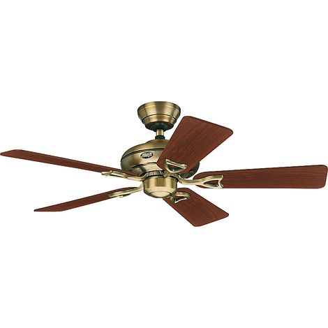 Ventilateur de plafond Seville II Laiton avec chainette (1/5)