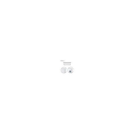 Voltaire panneau de surface 30x30 24w led 1920lm 6400k 120° l.30xl.30xl.30xa.2,3cm nickel