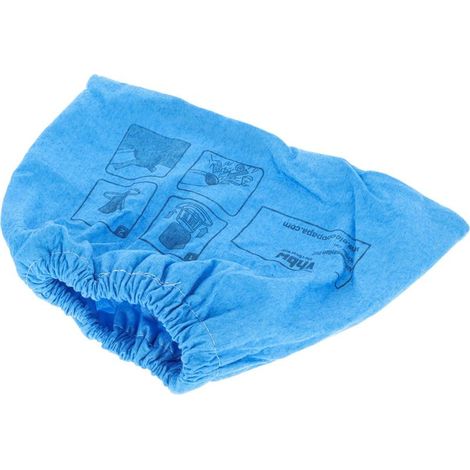 Filtre textile compatible avec Parkside PWD 12 A1, 20 A1 aspirateur sec et humide - Sac filtrant, lavable bleu (1/5)