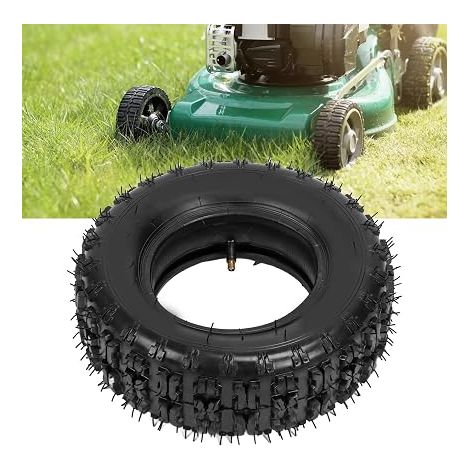 Jeu de Pneu et Chambre à Air, Pneus en Caoutchouc 13x5.00‑6 et Chambre à Air 3.5/4.0‑6, Dirt Bike ATV UTV Tondeuse à Gazon (1/4)