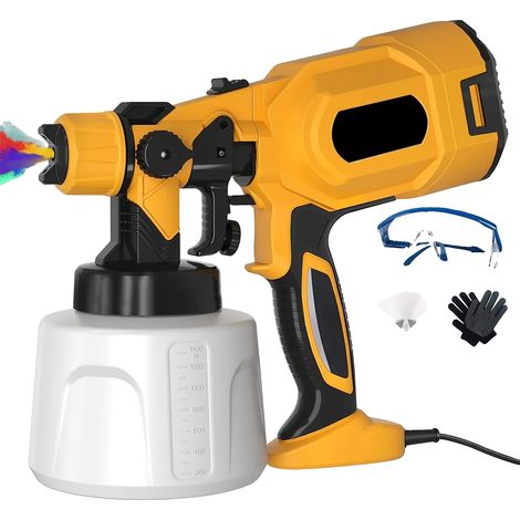 Pistolet à Peinture, Haute Puissance, Contrôle de Débit Ajustable, 220V (1/2)