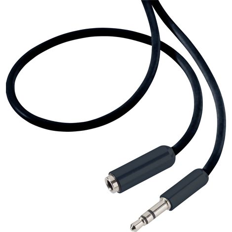 Rallonge SpeaKa Professional SP-7870472 Jack audio [1x Jack mâle 3.5 mm - 1x Jack femelle 3.5 mm] 5. (1/3)