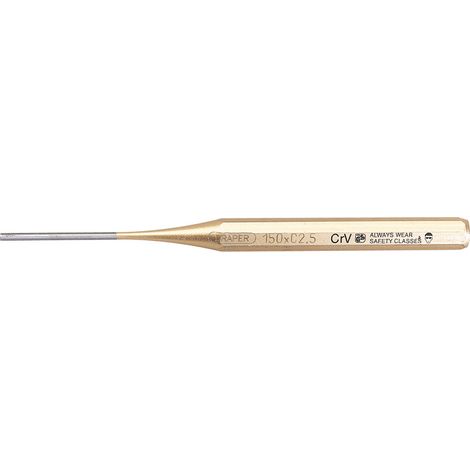 Draper 119 Expert Octagonal Parallel Pin Punch, 2.5mm Diameter x 150mm Length (1/5)