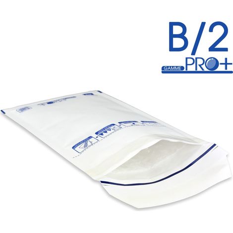 Lot de 400 Enveloppes à bulles PRO BLANCHES B/2 format 110x215 mm