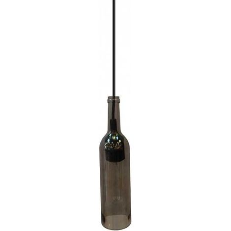 Suspension bouteille V-TAC VT-7558 vert verre E14 IP20