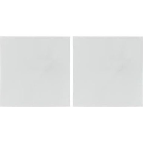 Atmosphera – Lot de 2 miroirs adhésifs carrés 40x40cm – Verre argenté – Facile à poser avec ruban adhésif – Pour décoration intérieure