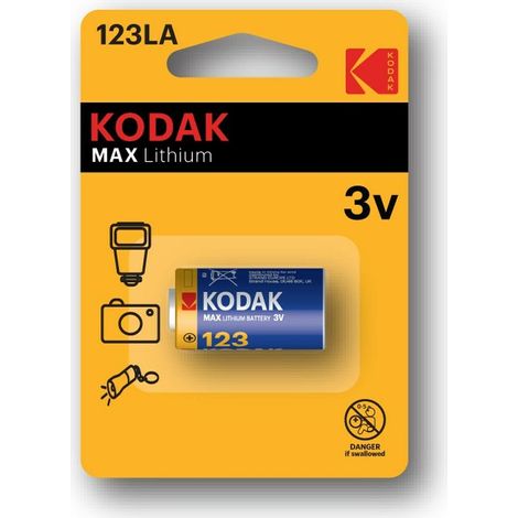 Blister kodak batterie kodak litio telecomando ultra 123 (1/2)