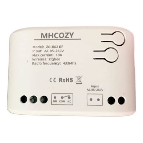 1 canal 85-250 V Smart Relay Commutateur, Selflock réglable et mode de travail momentané, fonctionne avec SmartThings, et Google Home (hub nécessaire) (1/5)