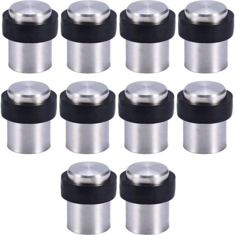 10 x 4,6 cm Edelstahl-Türstopper, Türstopper, Türblocker
