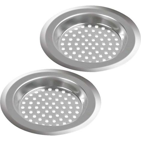 Edelstahl-Spülbeckensieb für Küche und Bad, 76 mm Anti-Verstopfungs-Sieb - KZQ