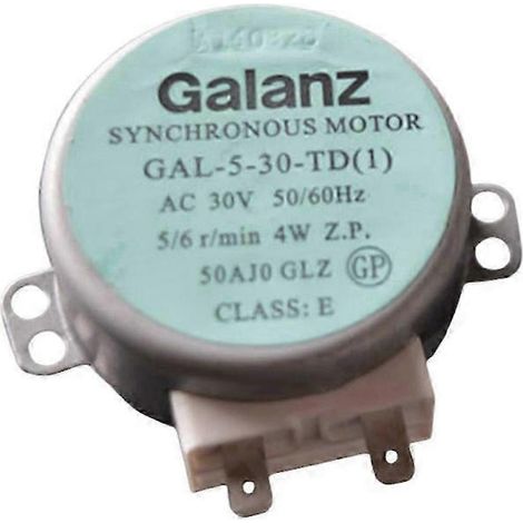 Moteur synchrone pour plateau tournant de micro-ondes GAL-5-30-TD 30 V 4 W pour accessoires de micro-ondes GALANZ (1 pièce) (1/4)