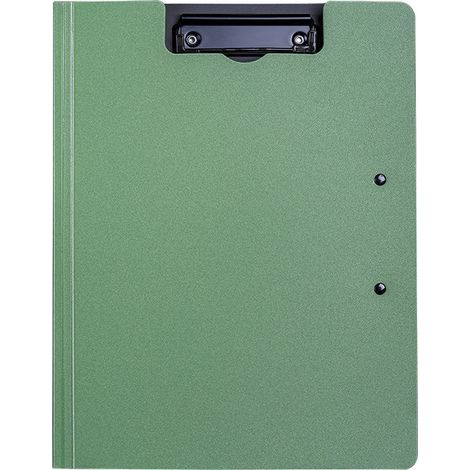 A4 Dossier Presse-papiers Tableau d'écriture Mémo Clip Double Conseil Trombone Examen Papier Organisateur Fournitures Scolaires Bureau Papeterie 1pcs (Vert Foncé) (1/5)