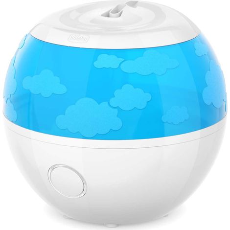 Chicco 8032000000 Humi Fresh Umidificatore a Ultrasuoni Vapore Freddo 2 L autonomia 8 ore Contenitore Essenze colore Bianco (1/4)