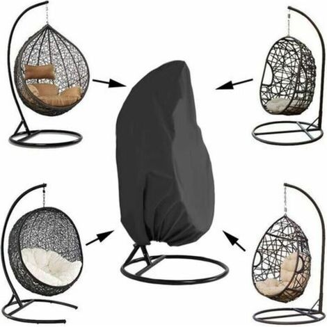 Telo di copertura per sedia da giardino sospesa 190 x 115 cm – Tessuto Oxford 210D impermeabile – Protezione UV e antivento – Borsa per il trasporto inclusa (1/5)