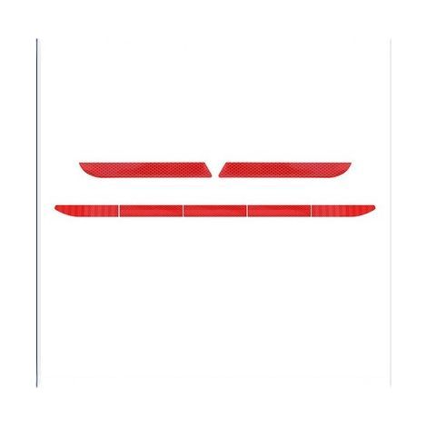 CCYKXA Powerful Reflective Car Stickers – Warning and High Nighttime Visibility – Self-Adhesive Car Trunk Stickers, Red (1/5)