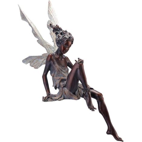 Décorations de jardin - Fée des fleurs en bronze - Décorations de jardin - Fée des fleurs en bronze (1/5)