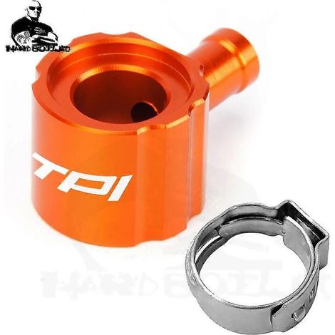 Für KTM SX, SXF, XC, XCF, EXC, EXCF 125, 200, 250, 300, 350, 400, 450, 500, XCW, TPI, XCFW Six Days 2019, 2020, 2022: Öl-/Kraftstofftankanschluss – TPI, ORANGE