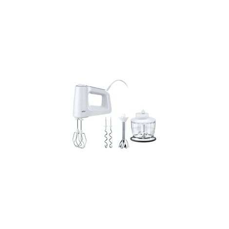 Braun MultiMix 3 HM 3137 Batidora de mano blanca potente