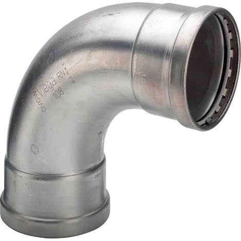 Viega Sanpress Inox XL-Gomito a 90 gradi, d 64,0mm acciaio inossidabile Modello 2316XL, 577988