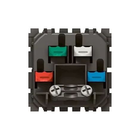 Legrand 077551 Cable outlet with cable clamps 16A 4 terminals 2 mod