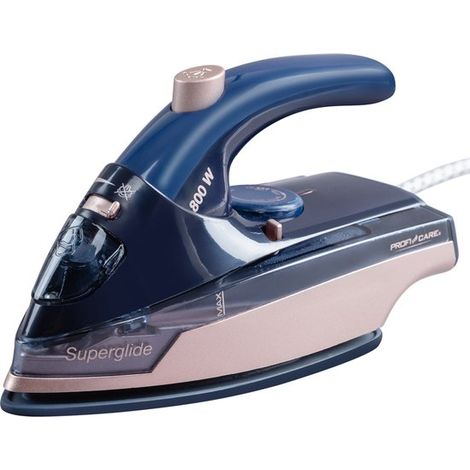 ProfiCare DB 3125 - Fer de voyage - Fer compact - Fonction vapeur - Bleu, or rose - 800 W (1/5)
