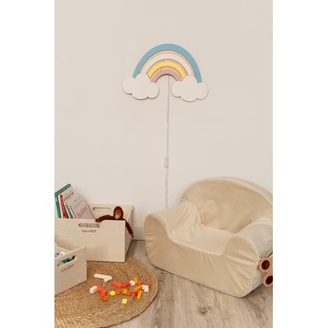 Lampe arc-en-ciel en bois pour chambre d'enfant - veilleuse pour enfant - tupti.lights (1/5)