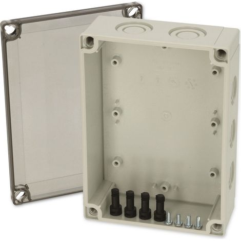 Fibox PCM 150/60 T 6016913 Universal-Gehäuse 180 x 130 x 60 Polycarbonat Lichtgrau (RAL 7035) 1 St (1/2)