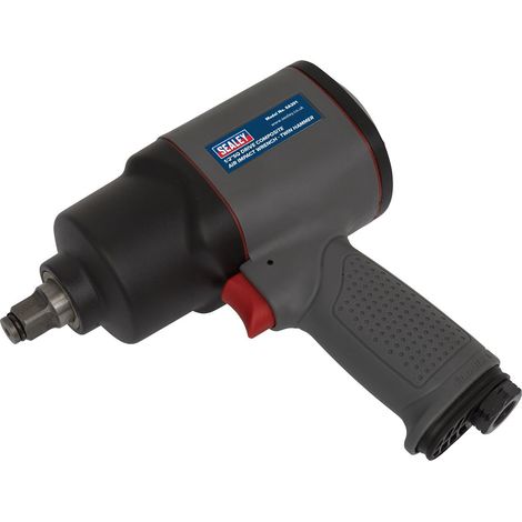 Sealey Composite Twin Hammer Air Impact Wrench 1/2""Sq Drive SA201 (1/5)