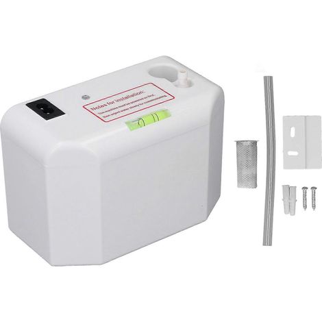 Pompe de vidange automatique 40 litres/heure, pompe de vidange de condensats silencieuse, compatible avec les climatiseurs et les machines à glaçons, capacité de 200 ml, hauteur de refoulement de 10 m (1/4)