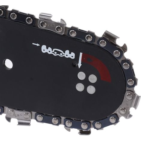 Tronçonneuse électrique compacte et portative, alimentée par batterie 100-240 V, sans fil, pour travaux de construction et d'extérieur (prise UE). (1/5)