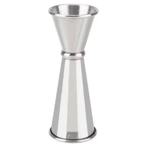 (30 60 ml pour les bords bouclés) Verre doseur double face, shaker à cocktails et à vin, accessoires de bar à mojitos en acier inoxydable, ustensile de cuisine, outils de bar, shaker à cocktails (1/5)