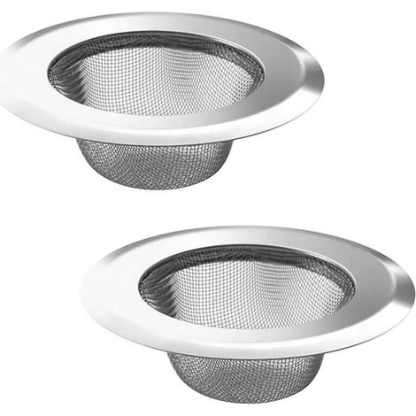 Filtro di scarico in acciaio inox da 7 cm – Finitura lucida, ideale per lavelli, docce e cucine – Confezione da 1