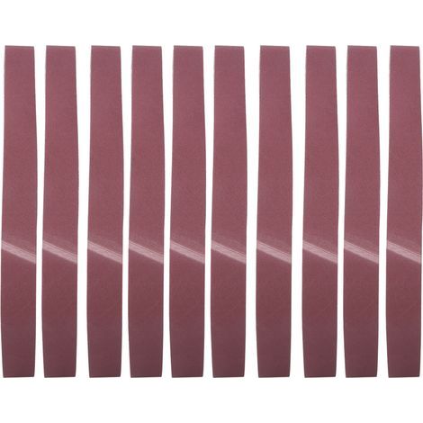 Bande abrasive circulaire GXK51-B 1220x50mm oxyde d'aluminium grain 320 lot de 10 pièces pour ponçage fin bois métal (1/5)