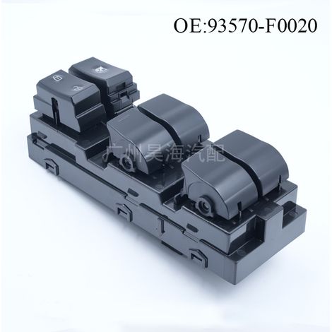 Part number 93570-F0020 is suitable for the window regulator switch of the Hyundai Elantra models from 2017-2020. (1/4)