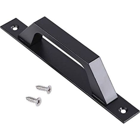 Online Store - (Noir)Poignée de porte droite en Aluminium,Poignée pour portes coulissantes ou partes battantes,198 x 25 x 40 mm,Poignée droite (1/5)