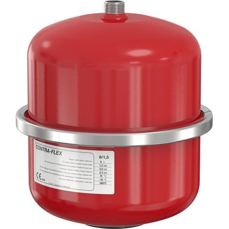 Flamco Vaso di espansione Contra-Flex 8 L/1,5 bar (3 bar) bianco, per riscaldamento, 26063