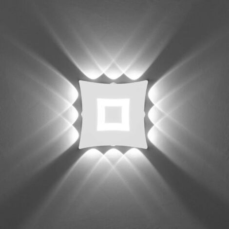 [NON UTILIZZATO] 18W Moderne Lampe Murale LED Applique Murale Imperméable IP65 Aluminium Lampe de Mur LED Intérieur Extérieur pour Salon Chambre à Coucher Salle