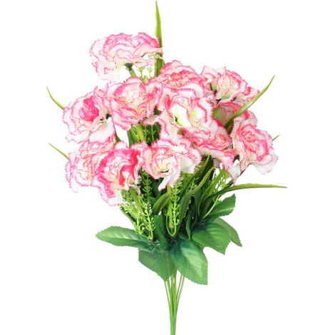 Ein Strauß aus 12 hellrosa Nelken, 45 cm groß (1/4)