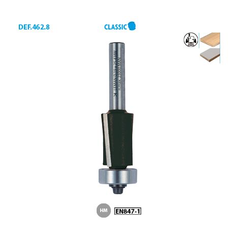 Leman - Mèche d'affleureuse biaisée négative diam. 19 l.u 25,4 q.8 + guide - 4628.719.00 (1/2)