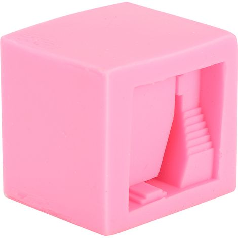 Moule en silicone 3D en forme de maison/villa/pot de fleurs pour gâteau, savon liquide fait main (1/5)