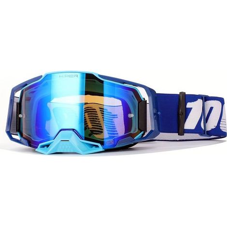 Lunettes de motocross haut de gamme - Verres HD, antibuée, parfaites pour la moto, le ski, le VTT et le cyclisme