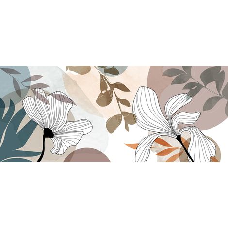 Papier peint panoramique - Fleurs - 130 cm x 55 cm (1/2)